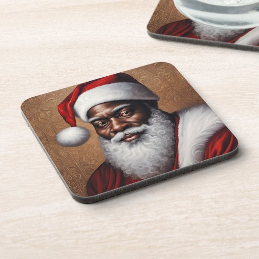 American American Santa Untersetzer mit Cork Backi (Linke Seite)