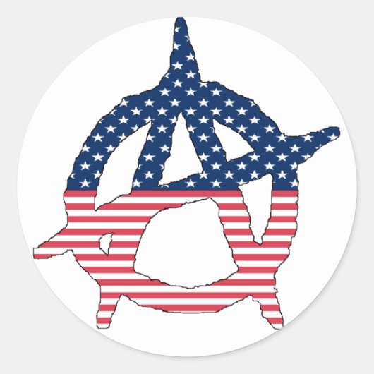 American Anarchy Sticker (Vorderseite)