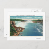 American and Horseshoe Falls Postkarte (Vorne/Hinten)