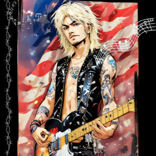 American Anime Rocker Spielkarten