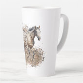 American Appaloosa Horse Latte Tasse (Rechte Ecke)