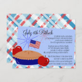 American Apple Pie Einladung (Vorne/Hinten)