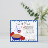 American Apple Pie Einladung (Stehend Vorderseite)