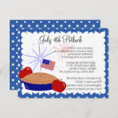 American Apple Pie Einladung (Vorne/Hinten)