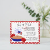 American Apple Pie Einladung (Stehend Vorderseite)