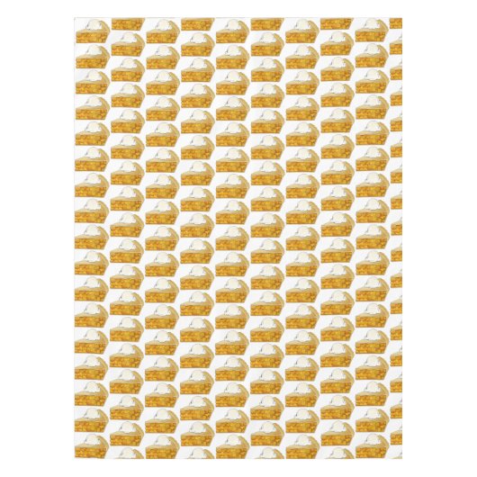 American Apple Pie Slice a la Mode Ice Creme Food Tischdecke (Vorderseite)