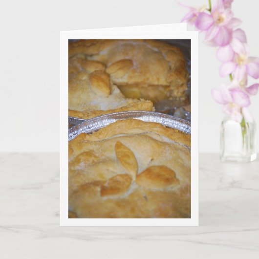 American Apple Pies, Dessert Cuisine Karte (Orchidee)