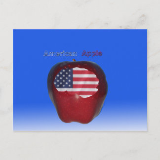 " American Apple " Postkarte