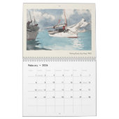 American Art Winslow Homer Aquarellbilder Kalender (Feb 2026)