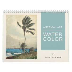American Art Winslow Homer Aquarellbilder Kalender
