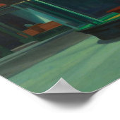 AMERICAN ARTIST Edward Hopper Nighthawks 1942 Poster (Ecke)