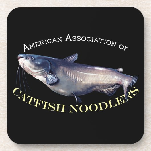 American Association of Catfish Noodlers Getränkeuntersetzer (Vorderseite)
