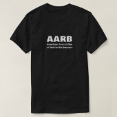 American Association of Remüde Barbecuers AARB T-Shirt (Design vorne)