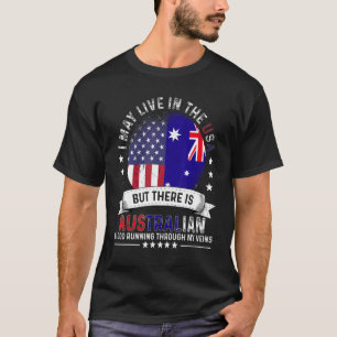 American Australian Zuhause In US American Austral T-Shirt