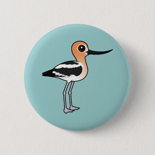 American Avocet Button (Vorderseite)