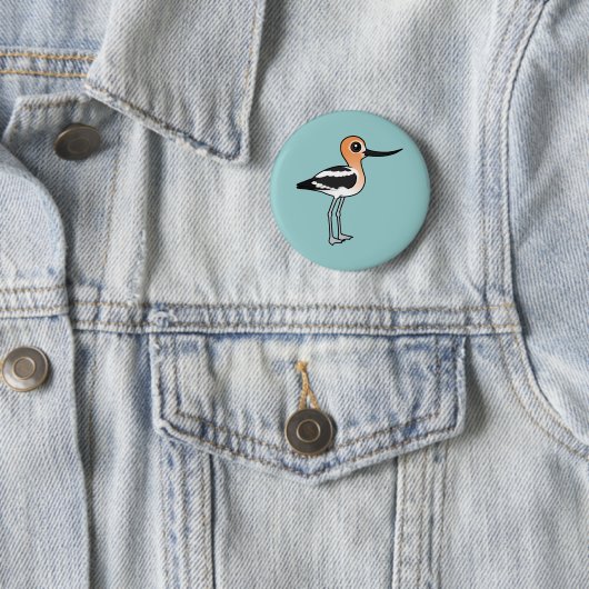 American Avocet Button (Beispiel)