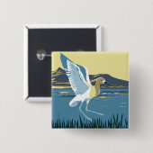 American Avocet Button (Vorne & Hinten)