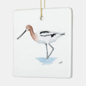 American Avocet Keramikornament (Links)