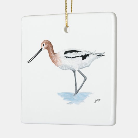 American Avocet Keramikornament (Links)