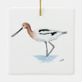 American Avocet Keramikornament (Rückseite)