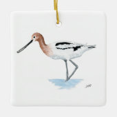 American Avocet Keramikornament (Vorderseite)