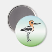 American Avocet Magnet (Vorderseite/Rückseite)