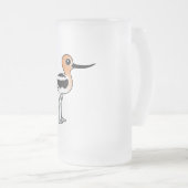 American Avocet Mattglas Bierglas (VorderseiteRechts)