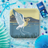 American Avocet Pappteller (Party)