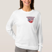 American Babe 4th of July Celebration T-Shirt (Vorderseite)