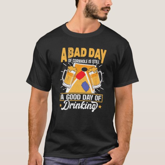 American Backyard Game Beag Cornhole T-Shirt (Vorderseite)