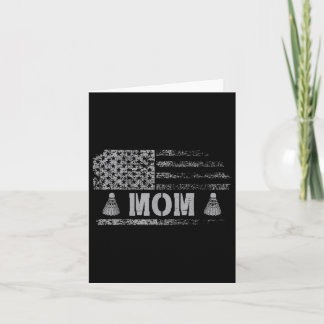 American Badminton Mama Usa Flag Team Badminton Karte