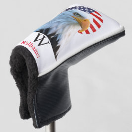 AMERICAN BALD EAGFL Monogram Golf Head Cover Golf Headcover