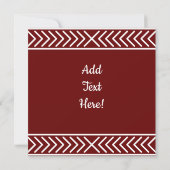 American Bald Eagle American Flag Save The Date (Rückseite)