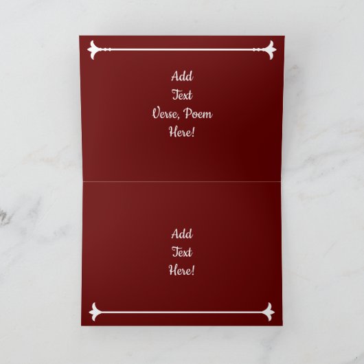 American Bald Eagle Beileid Karte (Innenseite)