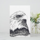 American Bald Eagle Briefpapier (Stehend Vorderseite)