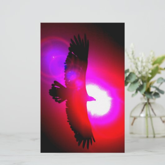 American Bald Eagle Briefpapier (Stehend Vorderseite)