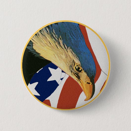 American Bald Eagle Button (Vorderseite)