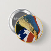 American Bald Eagle Button (Vorne & Hinten)