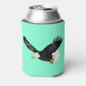 American Bald Eagle Can Cooler - Custom Colors Dosenkühler (Kanne Rückseite)