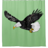 American Bald Eagle Duschvorhang (Vorderseite)
