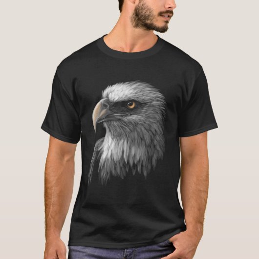 American Bald Eagle Face T-Shirt (Vorderseite)