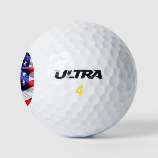 American Bald Eagle Flag Golfball (Logo)