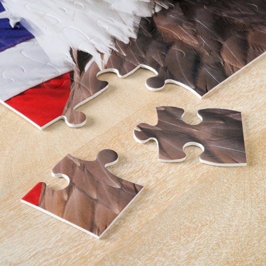American Bald Eagle Flag Puzzle (Seite)