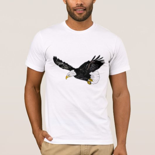 American Bald Eagle Flying T - Shirt Gift (Vorderseite)