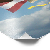 American Bald Eagle Foto Print (Ecke)