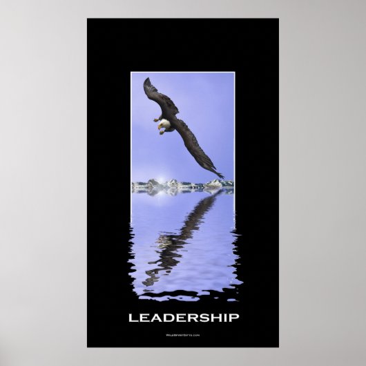 American Bald Eagle FÜHRUNG Motivierend Printwerbu Poster (Vorne)