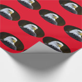 American Bald Eagle Geschenkpapier (Ecke)