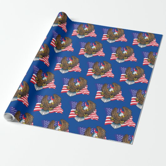 American Bald Eagle Geschenkpapier (Ungerollt)