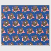 American Bald Eagle Geschenkpapier (Flach)