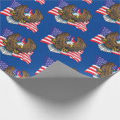 American Bald Eagle Geschenkpapier (Ecke)